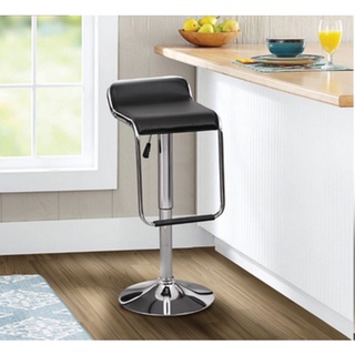 Offo Living - Kursi Barstool Hidrolik Kursi Bar Kursi Cafe Kursi Kitchenset Kursi Minimalis B014 Black